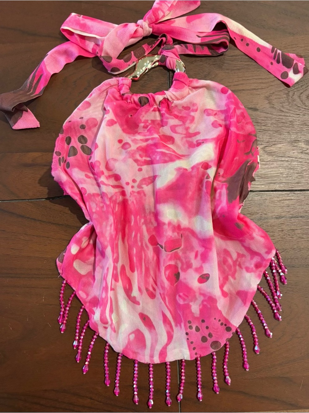 Pink Sugar Beaded Top